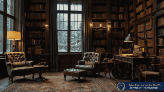 Schloß Lancelot Bibliothek in Schottland