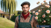 König Jarred als Gärtner